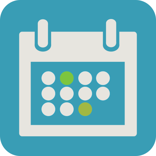 Never miss appointments again with <br/> our integrated calendar! graphic